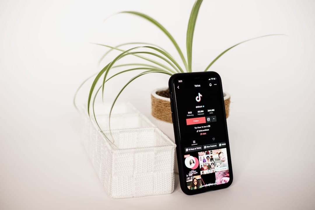 Content calendar showing daily TikTok posting cadence