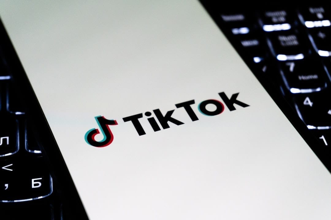 TikTok app privacy settings screen showing block account option on mobile